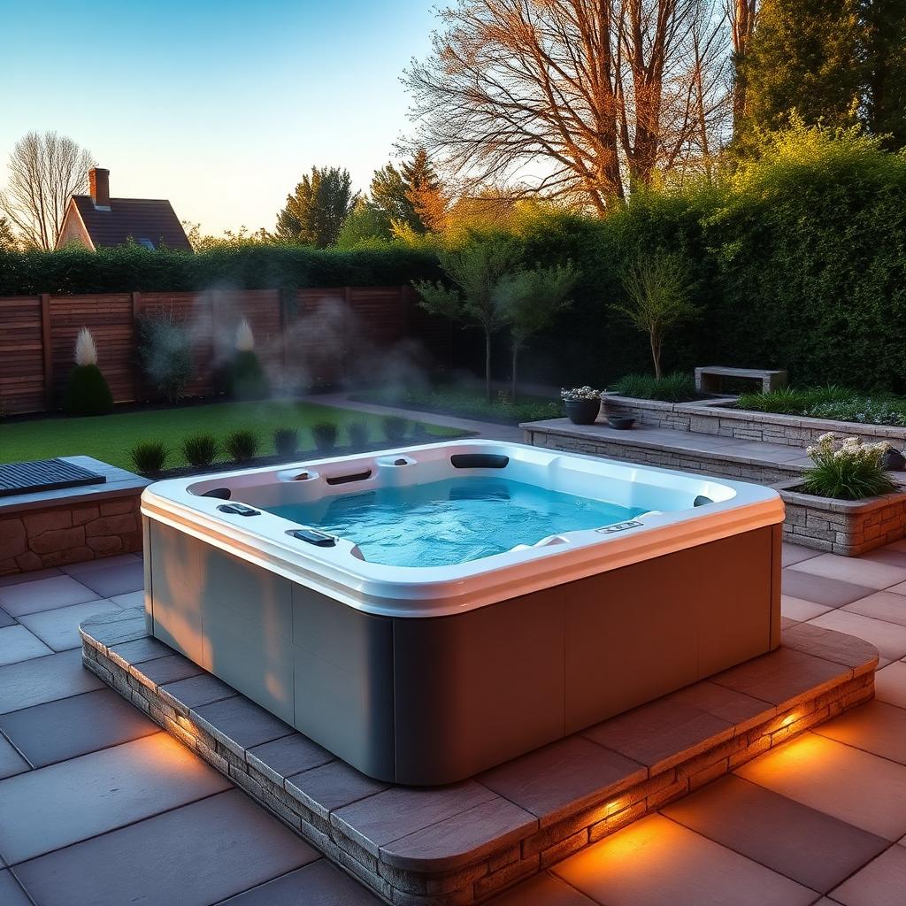 Sfeervol terras met spa & sfeerhaard